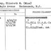 Anthony, Elizabeth M. (Miss)