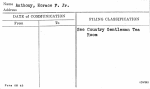 Anthony, Horace F. Jr.
