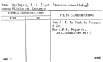 Applegate, R.A. (Asst. Director Advertising)