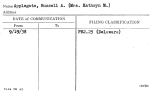 Applegate, Russell A. (Mrs. Kathryn M.)