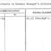 Appointments in General Manager's Division