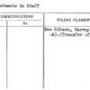 Appointments in Staff