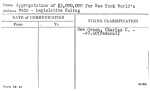 Appropriation of $3, 000, 000 for New York World's Fair - Legislative Ruling