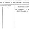 Approval of Design of Exhibitors' Buildings