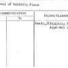 Approval of Exhibits Plans