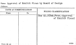Approval of Exhibit Plans by Board of Design