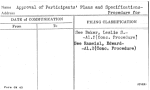 Approval of Participants' Plans and Specifications-Procedure for
