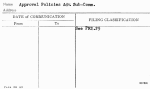 Approval Policies Adv. Sub-Comm.
