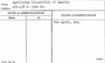 Aprilizing Corporation of America