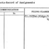 Architects-Record of Assignments