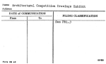 Architectural Competition Drawings Exhibit