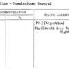 Argentina - Commissioner General
