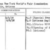 Arizona New York World's Fair Commission