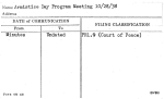 Armistice Day Program Meeting 10/28/38