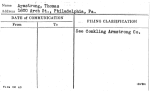 Armstrong, Thomas