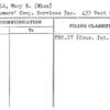 Arnold, Mary E. (Miss)
