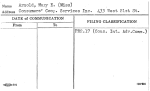 Arnold, Mary E. (Miss)