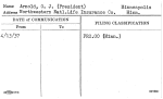 Arnold, O.J. (President)