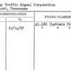 Arroway Traffic Signal Corporation