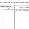 Artists Committee & Governing Committee-Joint Comm.