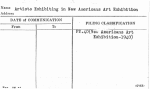 Artists Exhibiting in New Americans Art Exhibition