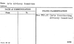 Arts Advisory Committee