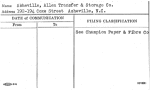 Asheville, Allen Transfer & Storage Co.