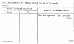Assignment to Bring Group to Fair Grounds