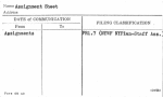 Assignment Sheet