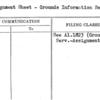 Assignment Sheet - Grounds Information Service
