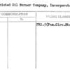 Associated Oil Burner Company, Incorporated