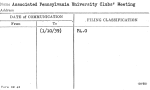 Associated Pennsylvania University Clubs' Meeting