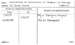 Association of Secretaries of Chambers of Foreign Commerce