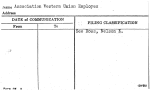 Association Western Union Employes
