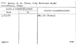Astin, E.H. (Pres. City National Bank)