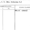 Athey, J.O. (Mrs. Catherine R.)