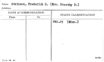 Atkinson, Frederick G. (Mrs. Dorothy B.)