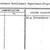 Attendance Development Department-Progress Reports