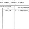Attendance Surveys, Analysis of Fair
