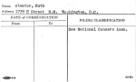 Atwater, Ruth