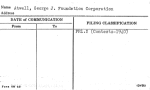 Atwell, George J. Foundation Corporation