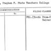 Austin, Stephen F. State Teachers College