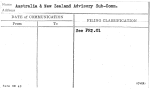 Australia & New Zealand Advisory Sub-Comm.