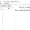 Austria - American Minister to