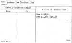 Automotive Instructions