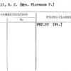 Averill, R.C. (Mrs. Florence P.)
