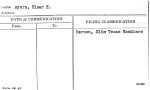 Ayers, Elmer E.