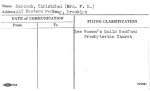 Babcock, Christabel (Mrs. F.E.)