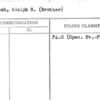 Baccash, Adolph B. (Brother)