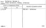 Bachelor, George L.
